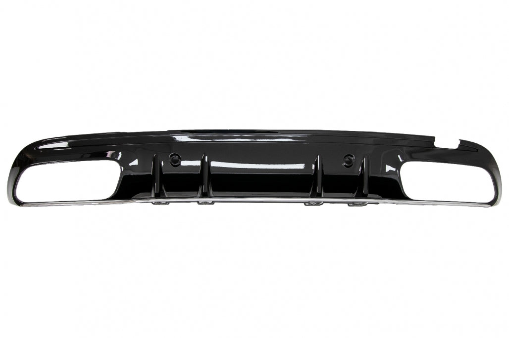 Rear Bumper Diffuser with Exhaust Tips C63S Design for Mercedes C-Class W205 S205 AMG Line (2014–2020)