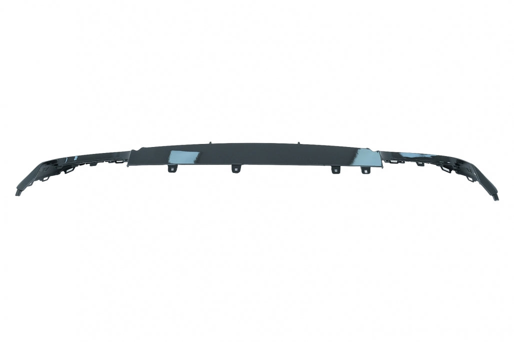 Rear Bumper Diffuser with Exhaust Tips S6 Design Piano Black for Audi A6 C8 4K (2018–Up)