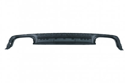 Rear Bumper Diffuser with Exhaust Tips S6 Design Piano Black for Audi A6 C8 4K (2018–Up)