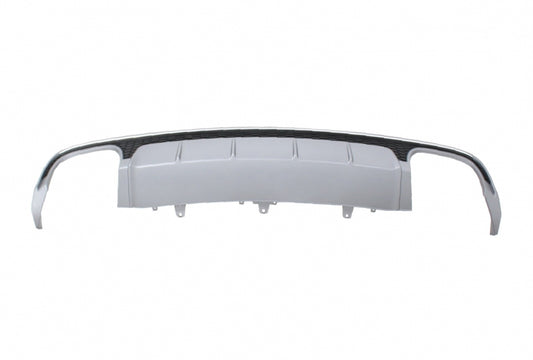 Rear Bumper Diffuser with Exhaust Tips S6 Design for Audi A6 4G Facelift Sedan / Avant (2015–2018)