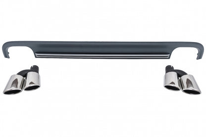 Rear Bumper Diffuser with Exhaust Tips S7 Design for Audi A7 4G (2010–2014)