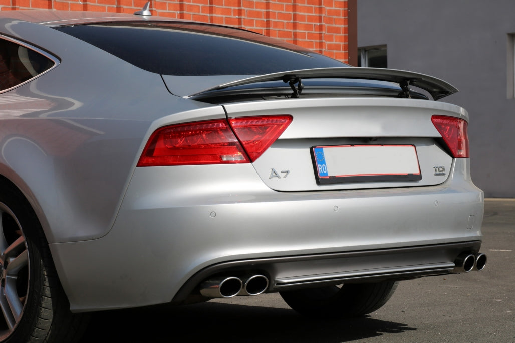 Rear Bumper Diffuser with Exhaust Tips S7 Design for Audi A7 4G (2010–2014)