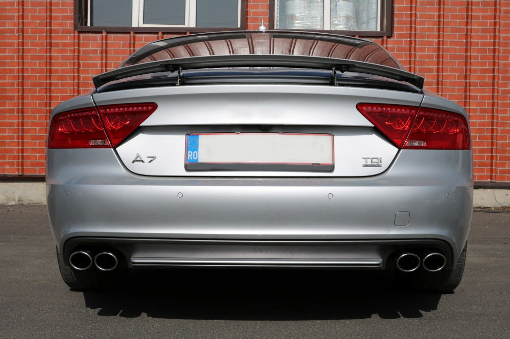 Rear Bumper Diffuser with Exhaust Tips S7 Design for Audi A7 4G (2010–2014)