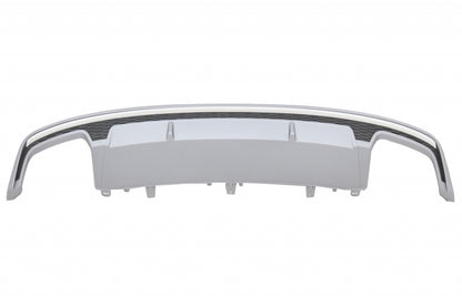 Rear Bumper Diffuser with Exhaust Tips S7 Design for Audi A7 4G (Standard Bumper)
