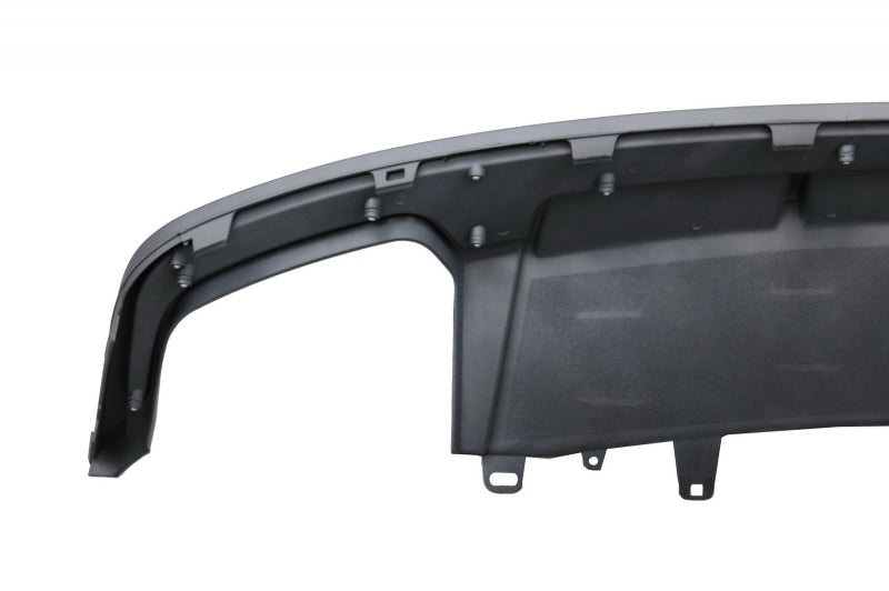 Rear Bumper Diffuser with Exhaust Tips S7 Design for Audi A7 4G (Standard Bumper)