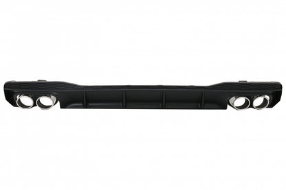 Rear Bumper Diffuser with Exhaust Tips S7 RS7 Design for Audi A7 4K8 S-Line (2018–Up)