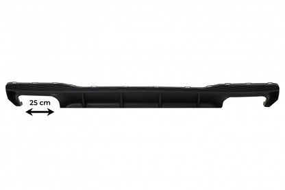 Rear Bumper Diffuser with Exhaust Tips S7 RS7 Design for Audi A7 4K8 S-Line (2018–Up)