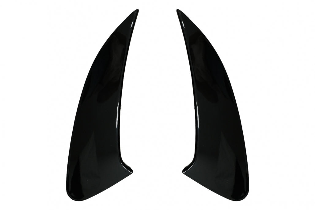 Rear Bumper Fins CLA45S Design Piano Black for Mercedes CLA C118 X118 AMG Line (2019–Up)