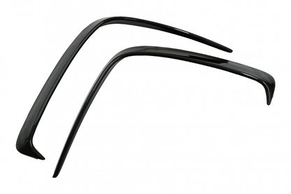 Rear Bumper Flaps Fins Piano Black for Mercedes A-Class W176 (2012–2018)