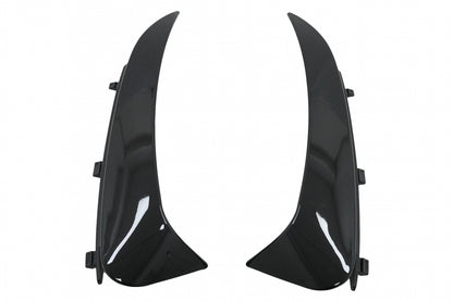 Rear Bumper Flaps Piano Black for Mercedes C-Class C205 A205 (2015–2019)