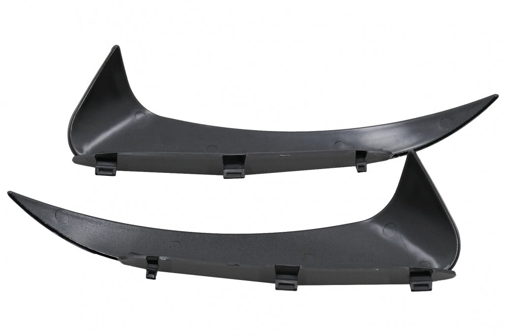 Rear Bumper Flaps Piano Black for Mercedes C-Class C205 A205 (2015–2019)