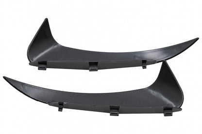 Rear Bumper Flaps Piano Black for Mercedes C-Class C205 A205 (2015–2019)