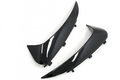 Rear Bumper Flaps Piano Black for Mercedes C-Class C205 A205 (2015–2019)