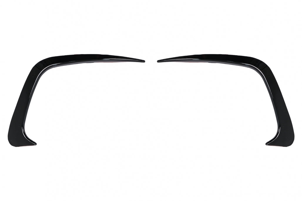 Rear Bumper Flaps Side Fins Flics Piano Black for BMW 3 Series G20 G21 G28 M-Sport (2018–Up)