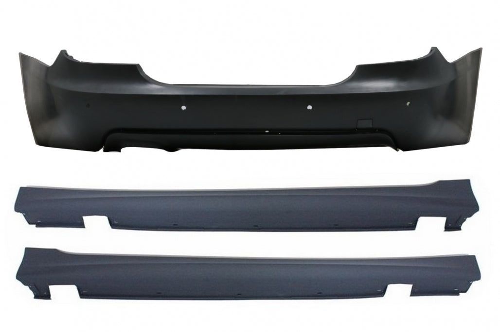 Rear Bumper M-Technik Design with Side Skirts PDC 18mm for BMW 5 Series E60 LCI (2007–2010)