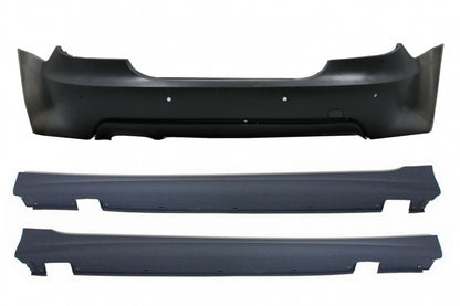 Rear Bumper M-Technik Design with Side Skirts PDC 18mm for BMW 5 Series E60 LCI (2007–2010)