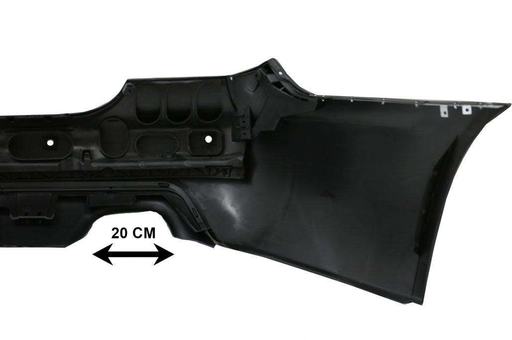Rear Bumper M-Technik Design with Side Skirts PDC 18mm for BMW 5 Series E60 LCI (2007–2010)
