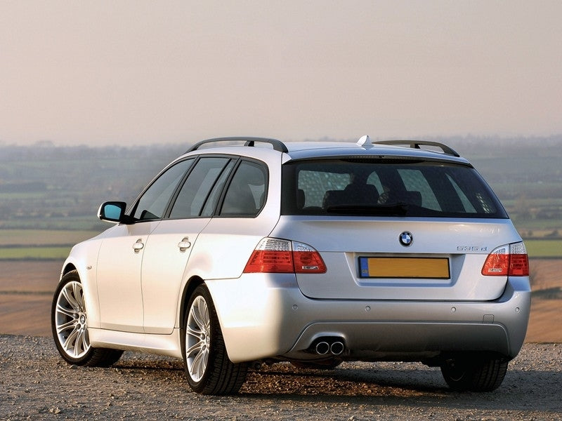 Rear Bumper M-Technik with Carbon Fiber Exhaust Tip for BMW 5 Series E61 Touring (2003-2007)
