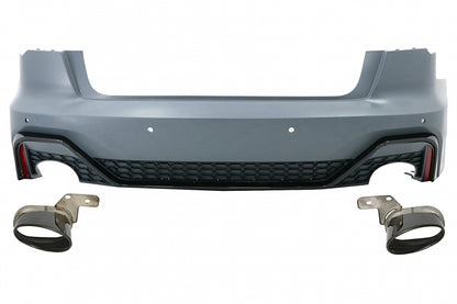 Rear Bumper RS Design for Audi A6 C8 4K Sedan (2018–Up)