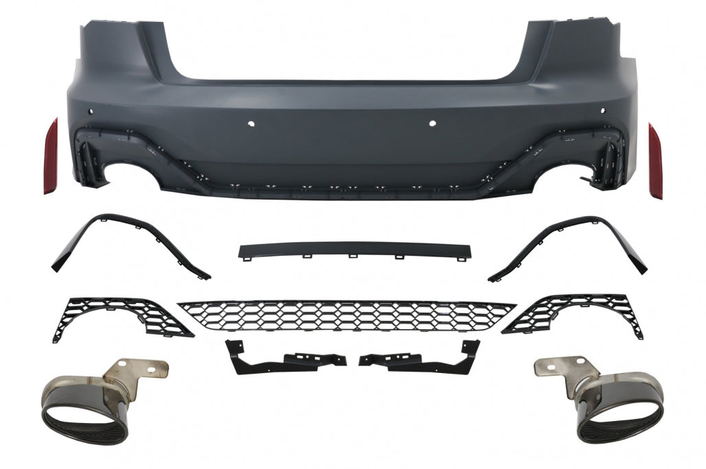 Rear Bumper RS Design for Audi A6 C8 4K Sedan (2018–Up)