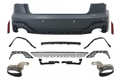 Rear Bumper RS Design for Audi A6 C8 4K Sedan (2018–Up)