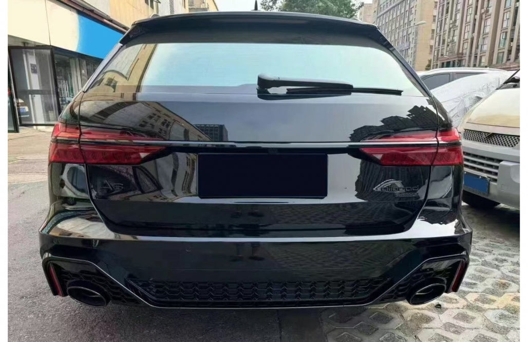 Rear Bumper RS Design for Audi A6 C8 4K Sedan (2018–Up)
