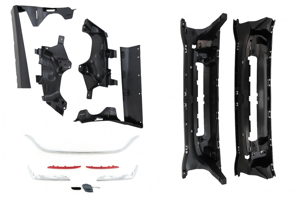Rear Bumper S63 Design for Mercedes S-Class W222 Facelift Sedan (07.2017–08.2020)
