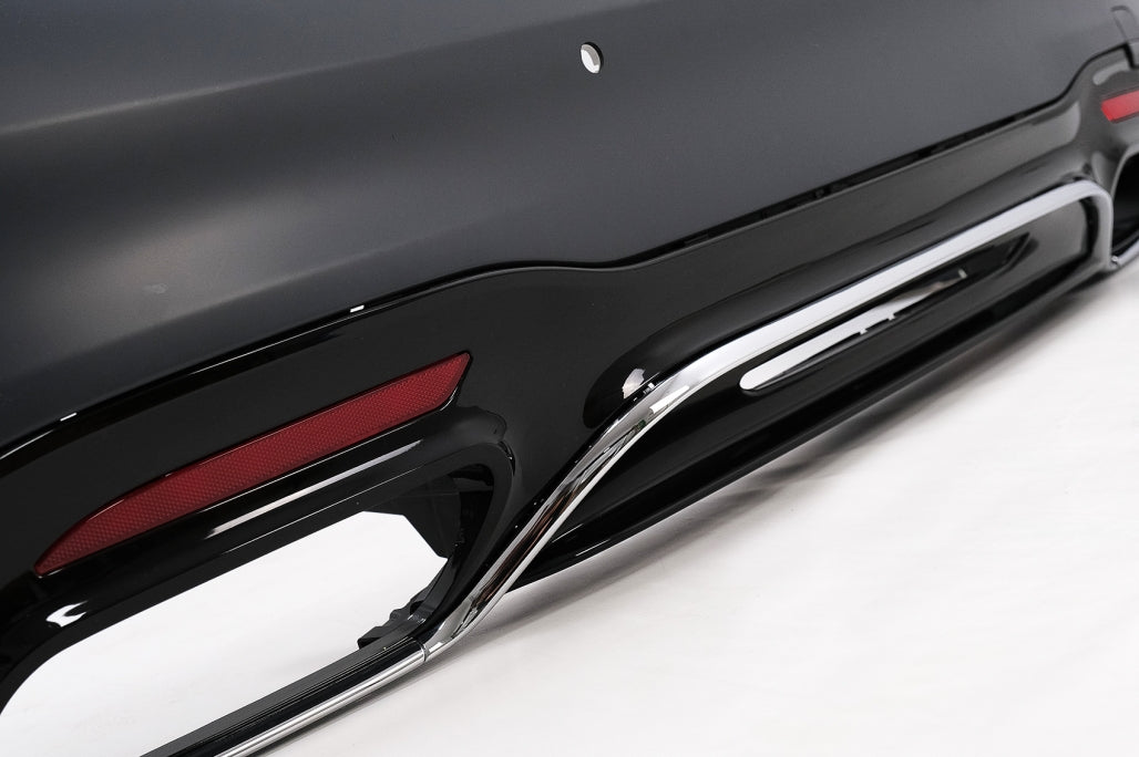 Rear Bumper S63 Design for Mercedes S-Class W222 Facelift Sedan (07.2017–08.2020)