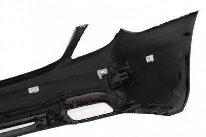 Rear Bumper S63 Design with Diffuser & Black Emerald Exhaust Tips for Mercedes S-Class W222 Facelift Sedan (07.2017–08.2020)