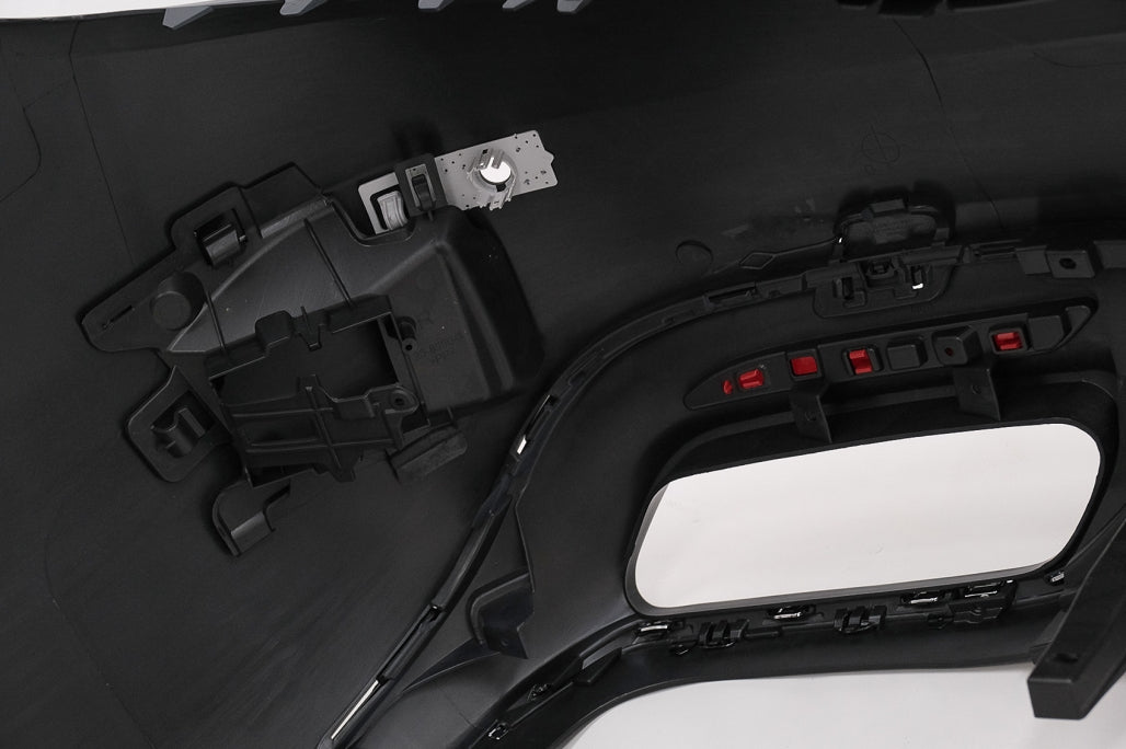Rear Bumper S63 Design with Diffuser & Black Emerald Exhaust Tips for Mercedes S-Class W222 Facelift Sedan (07.2017–08.2020)