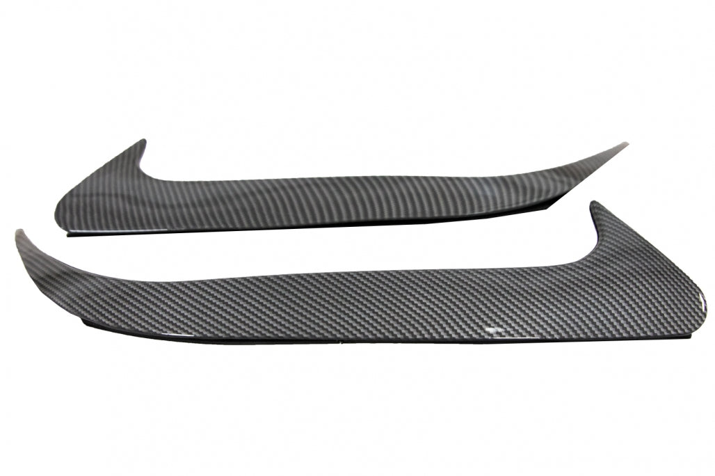 Rear Bumper Side Fins Carbon Look for Mercedes CLA W117 Sport Package (2014–2018)