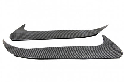 Rear Bumper Side Fins Carbon Look for Mercedes CLA W117 Sport Package (2014–2018)