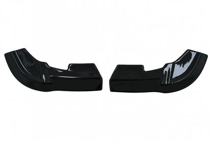 Rear Bumper Side Splitters Fins compatible with Mercedes A-Class W176 Sport Line A45 Hatchback (2012-2018) Piano Black