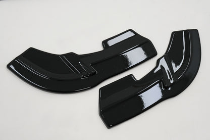 Rear Bumper Side Splitters Fins compatible with Mercedes A-Class W176 Sport Line A45 Hatchback (2012-2018) Piano Black