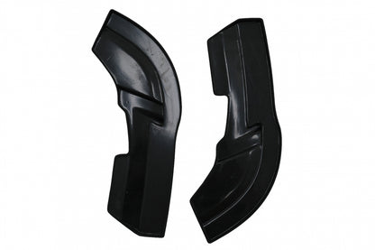 Rear Bumper Side Splitters Fins compatible with Mercedes A-Class W176 Sport Line A45 Hatchback (2012-2018) Piano Black