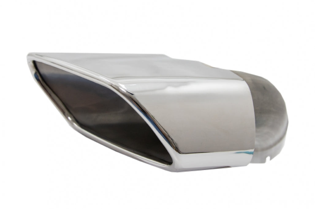 Rear Bumper Valance Diffuser Square Exhaust Tips V8 Design for BMW X6 F16 M-Tech Style (2014-Up)