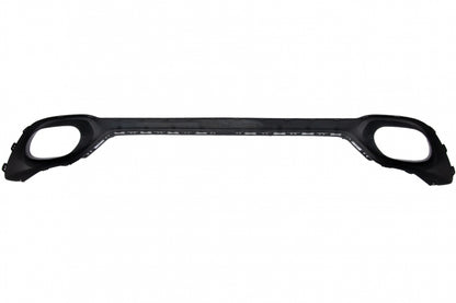 Rear Bumper Valance Diffuser Square Exhaust Tips V8 Design for BMW X6 F16 M-Tech Style (2014-Up)