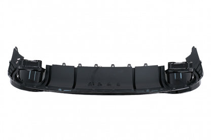 Rear Bumper Valance Diffuser compatible with Audi A3 8Y Hatchback S-Line and S3 2020-up, aggressive sport design with brake light integration.