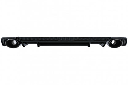 Rear Bumper Valance Diffuser with Exhaust Muffler Tips for Audi A4 B9 8W Sedan / Avant (2016–2018) – S-Line