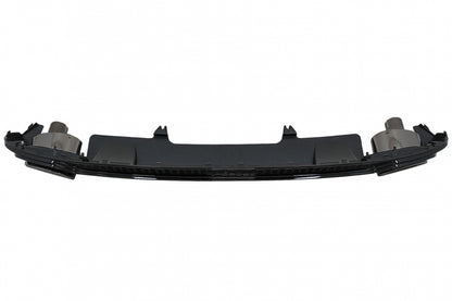 Rear Bumper Valance Diffuser with Exhaust Muffler Tips for Audi A4 B9 8W Sedan / Avant (2016–2018) – S-Line