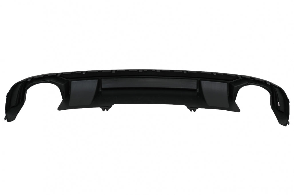 Rear Bumper Valance Diffuser with Exhaust Muffler Tips for Audi A4 B9 8W Sedan / Avant (2016–2018) – S-Line