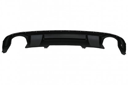 Rear Bumper Valance Diffuser with Exhaust Muffler Tips for Audi A4 B9 8W Sedan / Avant (2016–2018) – S-Line