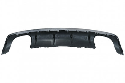 Rear Bumper Valance Diffuser with Exhaust System Piano Black for Audi A3 8V Sedan (2012–2015) S3 Design