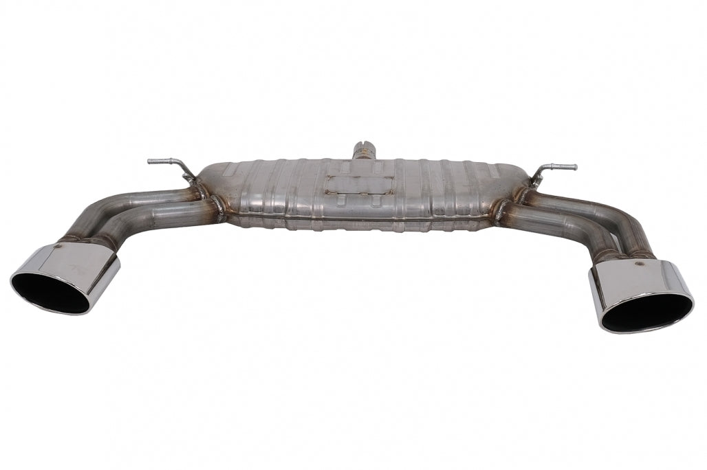 Rear Bumper Valance Diffuser with Exhaust System for Audi A3 8V Facelift Sedan Convertible (2016–2019) S3 Design