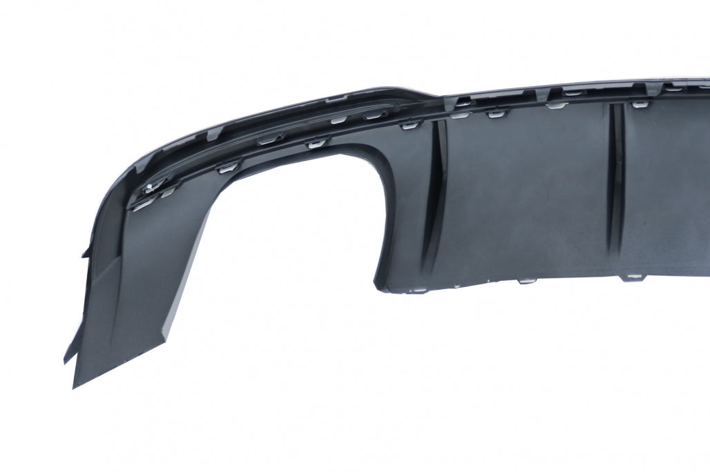 Rear Bumper Valance Diffuser with Exhaust System for Audi A3 8V Facelift Sedan Convertible (2016–2019) S3 Design