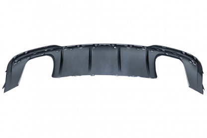 Rear Bumper Valance Diffuser with Exhaust System for Audi A3 8V Facelift Sedan Convertible (2016–2019) S3 Design