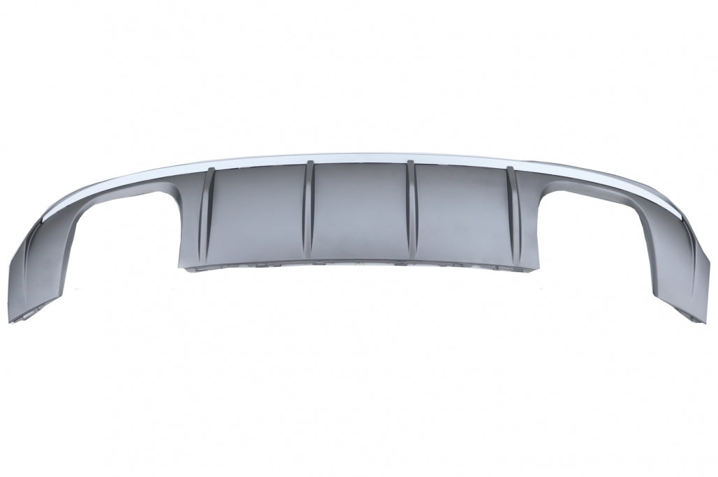Rear Bumper Valance Diffuser with Exhaust System for Audi A3 8V Facelift Sedan Convertible (2016–2019) S3 Design