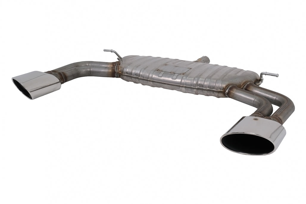 Rear Bumper Valance Diffuser with Exhaust System for Audi A3 8V Facelift Sedan Convertible (2016–2019) S3 Design