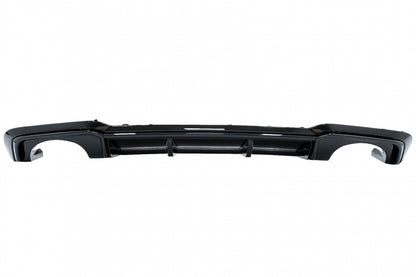 Rear Bumper Valance Diffuser with Spoiler Lip Audi A3 8V Facelift (2017-2019) Sedan Cabrio RS3 S-line Piano Black
