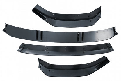 Rear Bumper Valance Diffuser with Spoiler Lip Audi A3 8V Facelift (2017-2019) Sedan Cabrio RS3 S-line Piano Black